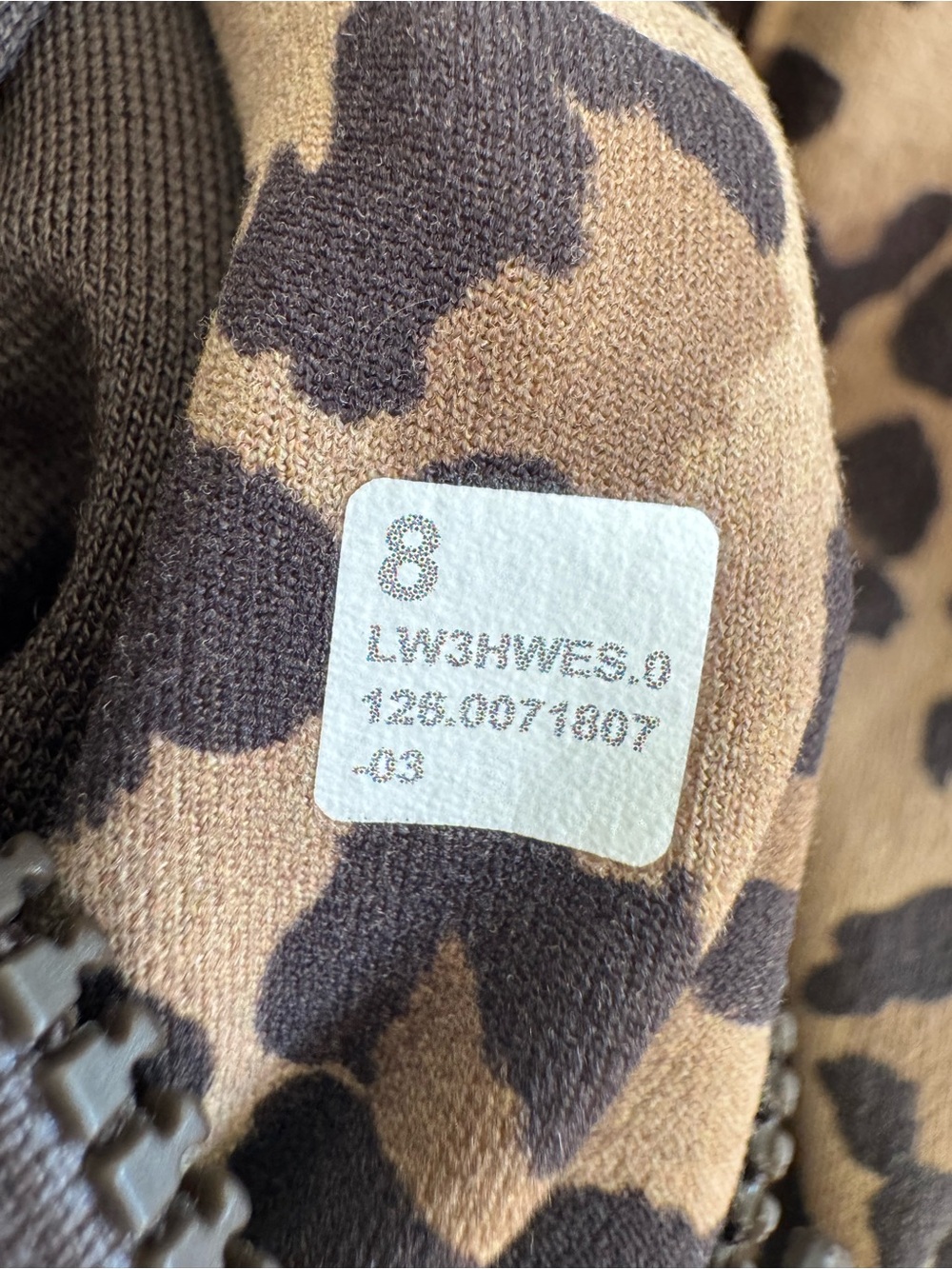 RARE Lululemon Define Cropped Jacket Nulu Leopard 🐆 - Picture 7 of 10